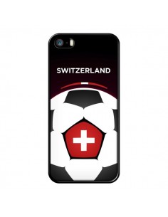 Coque iPhone 5/5S et SE Suisse Ballon Football - Madotta