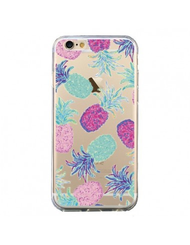 Coque iPhone 6 et 6S Ananas Pineapple Fruit Ete Summer Transparente - Lisa Argyropoulos