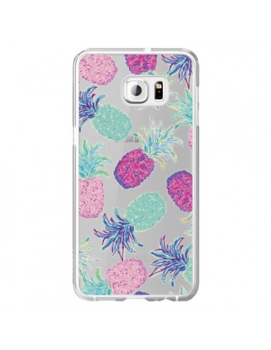 Coque Ananas Pineapple Fruit Ete Summer Transparente pour Samsung Galaxy S6 Edge Plus - Lisa Argyropoulos