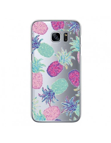 Coque Ananas Pineapple Fruit Ete Summer Transparente pour Samsung Galaxy S7 - Lisa Argyropoulos