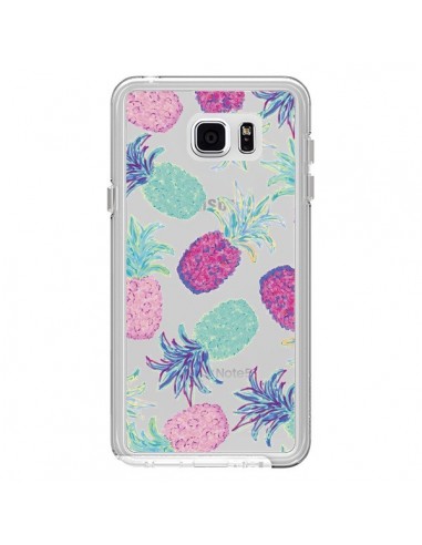 Coque Ananas Pineapple Fruit Ete Summer Transparente pour Samsung Galaxy Note 5 - Lisa Argyropoulos