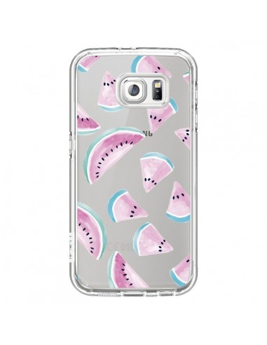 Coque Pasteque Watermelon Fruit Ete Summer Transparente pour Samsung Galaxy S6 - Lisa Argyropoulos