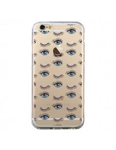 Coque iPhone 6 et 6S Eyes Oeil Yeux Bleus Mosaïque...