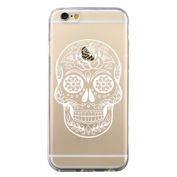 coque iphone xr tete de mort mexicaine