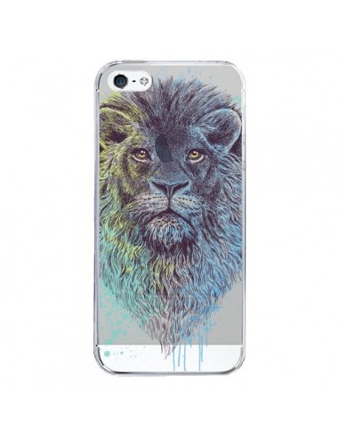 Coque iPhone 5/5S et SE Roi Lion King Transparente - Rachel Caldwell