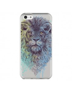 Coque iPhone 5C Roi Lion King Transparente - Rachel Caldwell