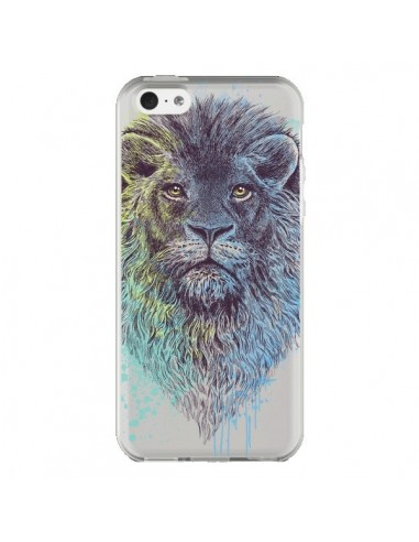 Coque iPhone 5C Roi Lion King Transparente - Rachel Caldwell