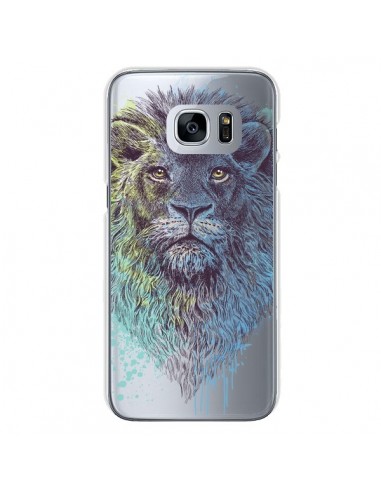 Coque Roi Lion King Transparente pour Samsung Galaxy S7 - Rachel Caldwell