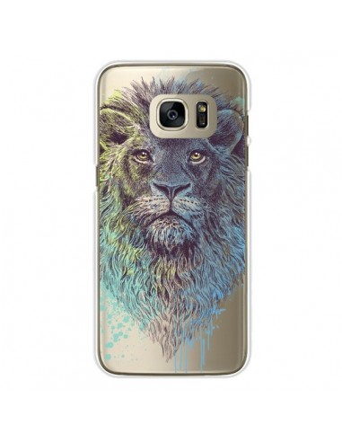 Coque Roi Lion King Transparente pour Samsung Galaxy S7 Edge - Rachel Caldwell