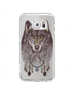 Coque Loup Wolf Attrape Reves Transparente pour Samsung...