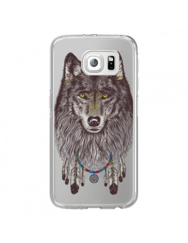 Coque Loup Wolf Attrape Reves Transparente pour Samsung Galaxy S6 Edge - Rachel Caldwell