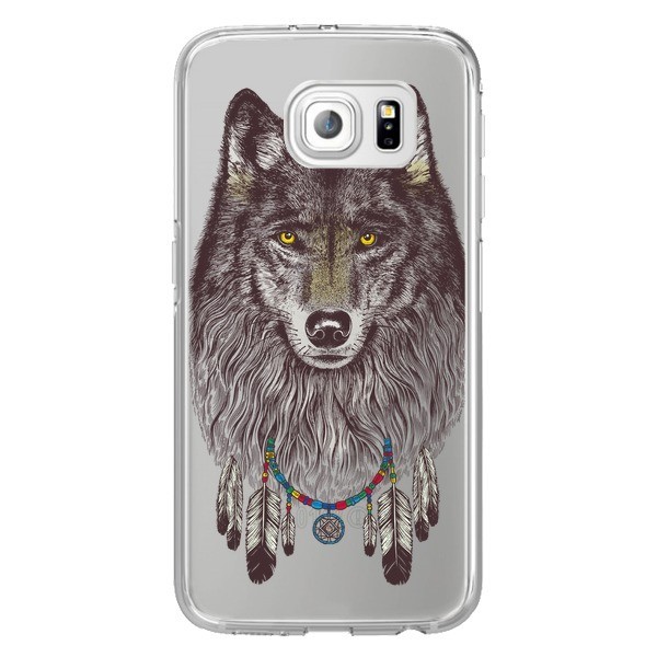 coque samsung galaxy s6 edge loup