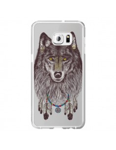 Coque Loup Wolf Attrape Reves Transparente pour Samsung...