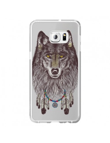 Coque Loup Wolf Attrape Reves Transparente pour Samsung Galaxy S6 Edge Plus - Rachel Caldwell