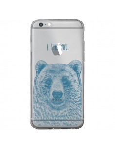 Coque iPhone 6 Plus et 6S Plus I Love You Bear Ours...