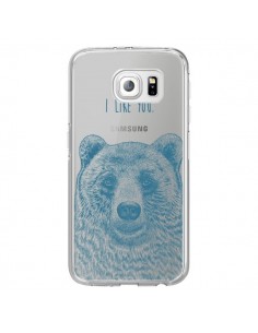 Coque I Love You Bear Ours Ourson Transparente pour...