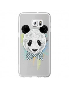 Coque Panda Noeud Papillon Transparente pour Samsung...