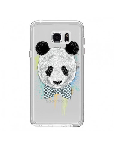Coque Panda Noeud Papillon Transparente pour Samsung Galaxy Note 5 - Rachel Caldwell