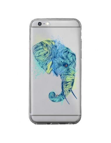 Coque iPhone 6 Plus et 6S Plus Elephant Elefant Transparente - Rachel Caldwell