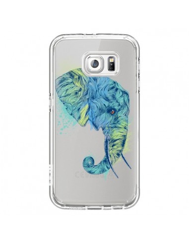 Coque Elephant Elefant Transparente pour Samsung Galaxy S6 - Rachel Caldwell