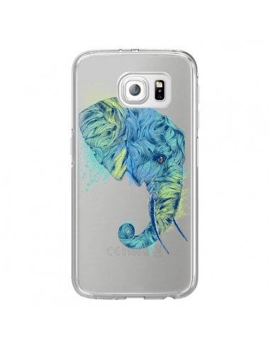 Coque Elephant Elefant Transparente pour Samsung Galaxy S6 Edge - Rachel Caldwell