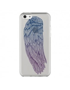 Coque iPhone 5C Ailes d'Ange Angel Wings Transparente -...