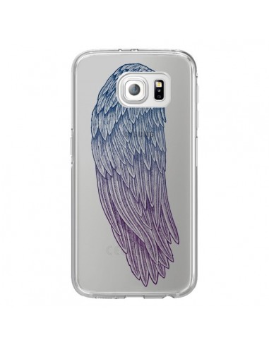 Coque Ailes d'Ange Angel Wings Transparente pour Samsung Galaxy S6 Edge - Rachel Caldwell
