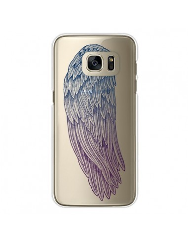Coque Ailes d'Ange Angel Wings Transparente pour Samsung Galaxy S7 Edge - Rachel Caldwell