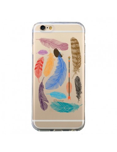 Coque iPhone 6 et 6S Plume Feather Couleur Transparente - Rachel Caldwell
