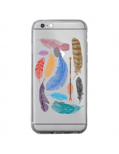 Coque iPhone 6 Plus et 6S Plus Plume Feather Couleur...