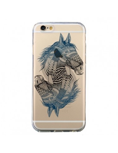 Coque iPhone 6 et 6S Cheval Horse Double Transparente - Rachel Caldwell