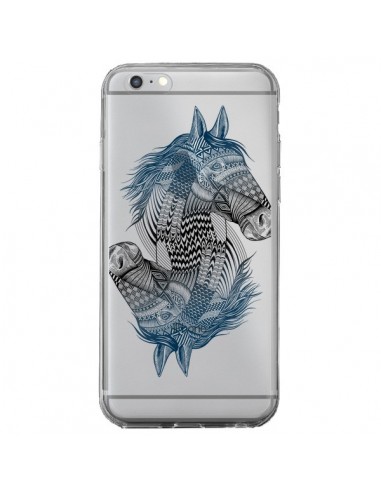 Coque iPhone 6 Plus et 6S Plus Cheval Horse Double Transparente - Rachel Caldwell