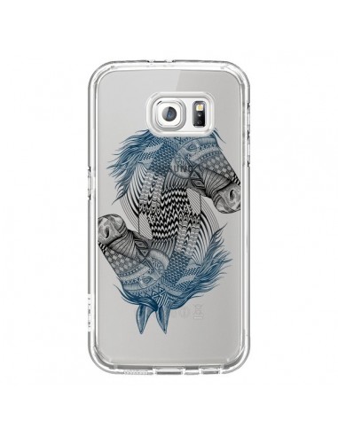 Coque Cheval Horse Double Transparente pour Samsung Galaxy S6 - Rachel Caldwell
