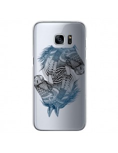 Coque Cheval Horse Double Transparente pour Samsung...