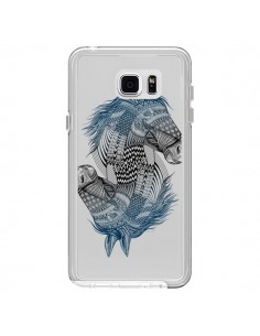 Coque Cheval Horse Double Transparente pour Samsung...