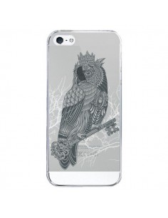Coque iPhone 5/5S et SE Owl King Chouette Hibou Roi...