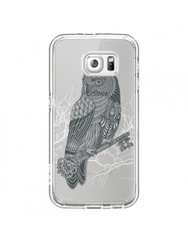 Coque Owl King Chouette Hibou Roi Transparente pour Samsung Galaxy S6 - Rachel Caldwell