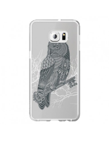 Coque Owl King Chouette Hibou Roi Transparente pour Samsung Galaxy S6 Edge Plus - Rachel Caldwell