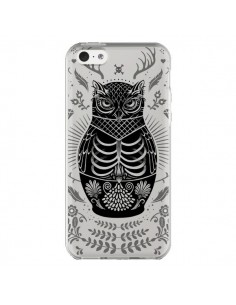 Coque iPhone 5C Owl Chouette Hibou Squelette Transparente...