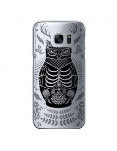 Coque Owl Chouette Hibou Squelette Transparente pour...