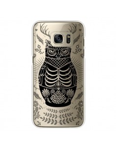 Coque Owl Chouette Hibou Squelette Transparente pour...