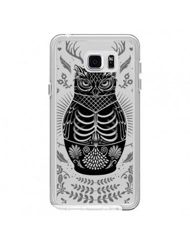 Coque Owl Chouette Hibou Squelette Transparente pour Samsung Galaxy Note 5 - Rachel Caldwell