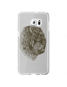 Coque Buffalo Bison Transparente pour Samsung Galaxy S6...