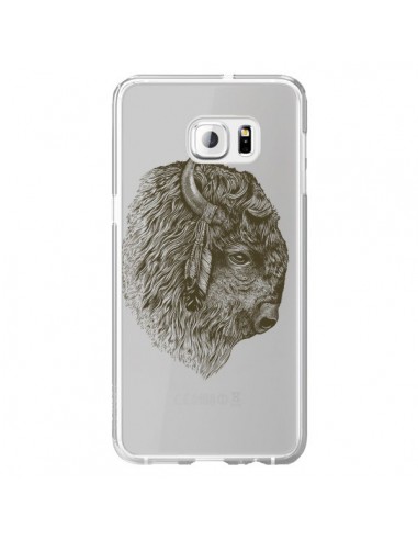 Coque Buffalo Bison Transparente pour Samsung Galaxy S6 Edge Plus - Rachel Caldwell