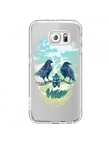 Coque Tête de Mort Nature Transparente pour Samsung Galaxy S6 - Rachel Caldwell