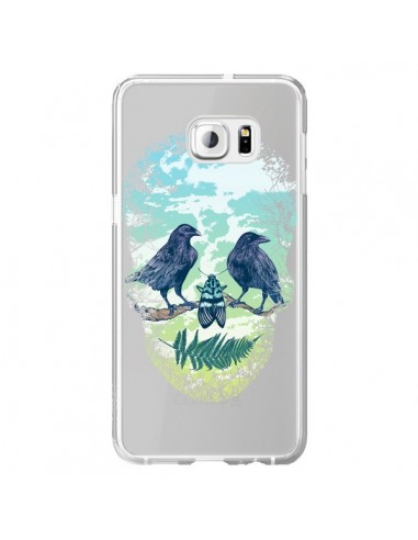 Coque Tête de Mort Nature Transparente pour Samsung Galaxy S6 Edge Plus - Rachel Caldwell