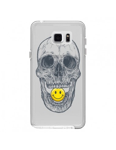 Coque Tête de Mort Smiley Transparente pour Samsung Galaxy Note 5 - Rachel Caldwell