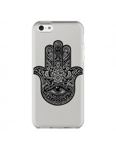 Coque iPhone 5C Hamsa Cinq Doigts Main Mauvais Oeil...