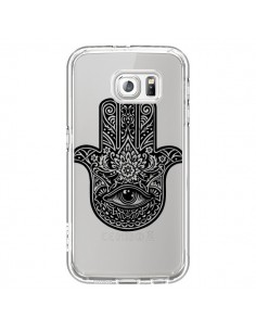 Coque Hamsa Cinq Doigts Main Mauvais Oeil Transparente...
