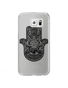Coque Hamsa Cinq Doigts Main Mauvais Oeil Transparente...